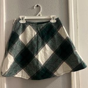 plaid halara skirt